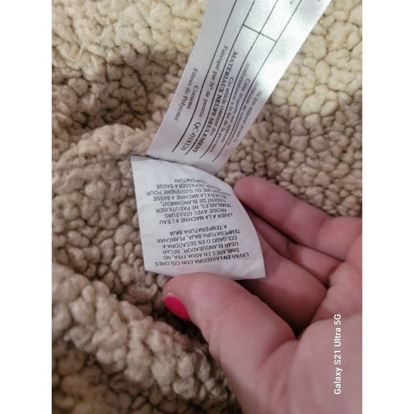 Wrangler Sherpa Lined Button Up Shirt Mens XL‎ Green Black LS Shacket - Picture 9 of 10